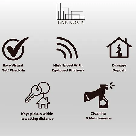 Apartmán Bnbnova - Eiffel Tower & Invalides - 1br Paříž